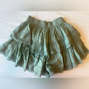 American eagle light green, rock n ruffle skort. Shorts, appearance of a skirt